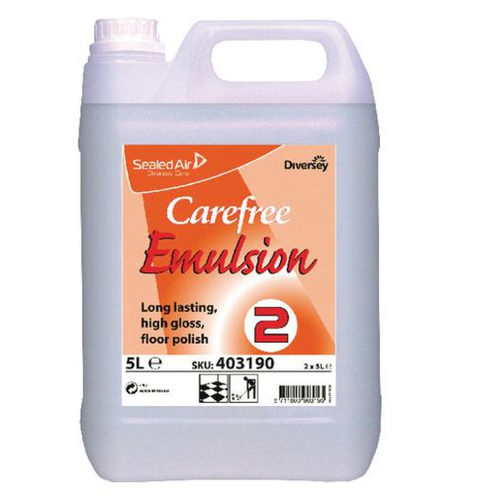 Carefree Emulsion Floor Polish 2x5l