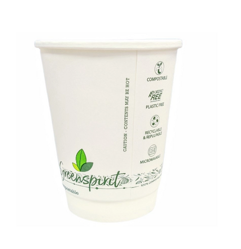 Compostable Coffee Cups - Various Sizes