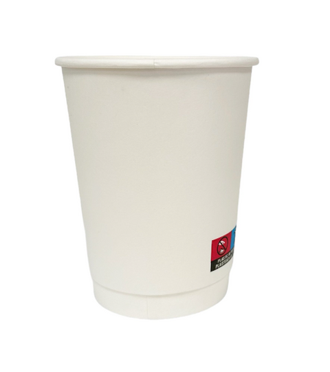 Coffee Cups White Double Wall - Various Sizes