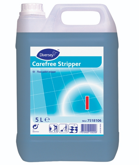 Carefree Floor Polish Stripper 2x5l