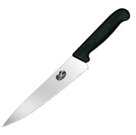 Victorinox Fibrox Serrated Carving Knife 22cm