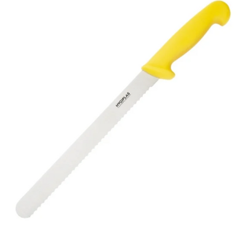 Hygiplas Serrated Slicer Yellow 25.5cm