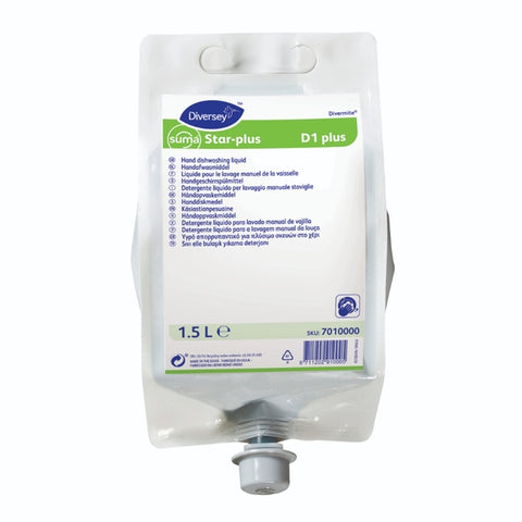 D1 Suma Star Plus Wash up  (4x1.5L) Pouch