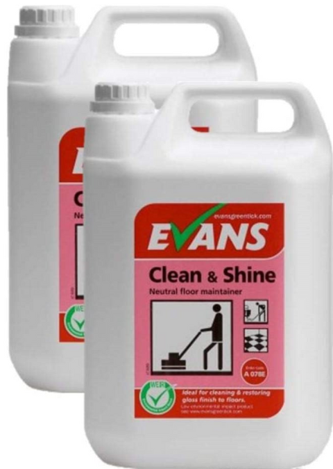 Evans Clean & Shine Floor Maintainer 2x5l
