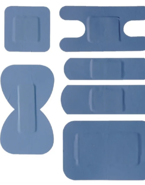 Blue Detectable Plasters Assorted