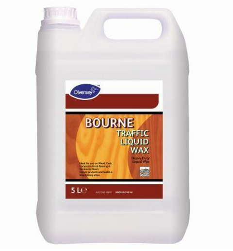 Bourne Traffic Wax Liquid Floor Polish 4x5l