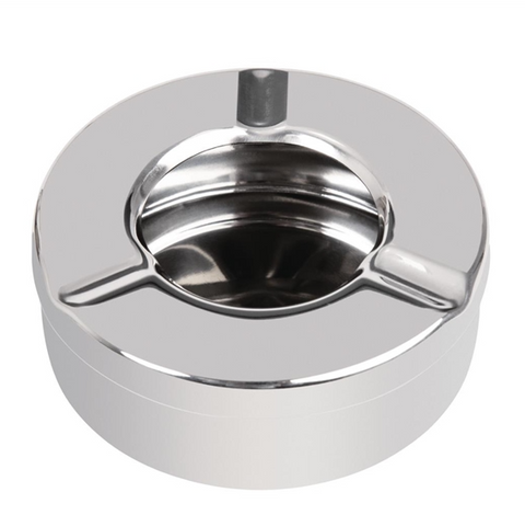 Stainless Steel Windproof Ashtray (Box 6)