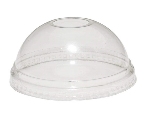 Smoothie Lid 12/16/20oz Clear Dome Lid (1000)
