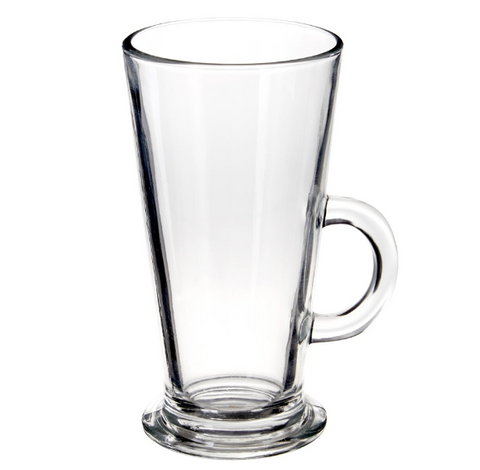 Glass Latte Mug Toughened 29cl      (24)