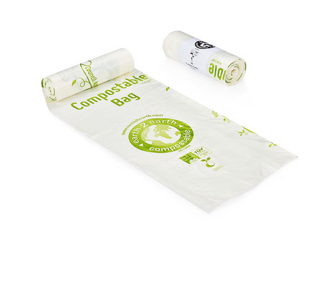 Compostable Pedal Bin Liners 18"x18"  Clear (500)