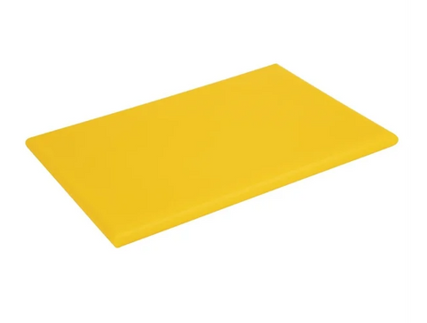 Hygiplas Extra Thick High Density Yellow Chopping Board L
