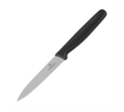 Victorinox Standard Black Handle Paring Knife Pointed Tip