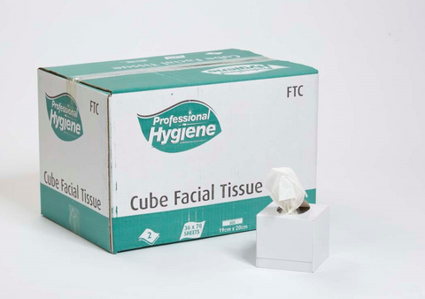 Cubed Facial Tissues 36x70