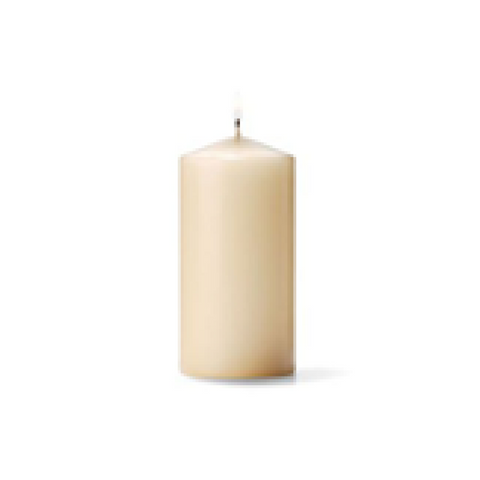 Pillar Candle Ivory - Various Sizes