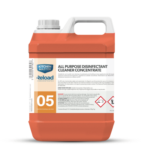 Reload 5 Disinfectant Cleaner 4x2L