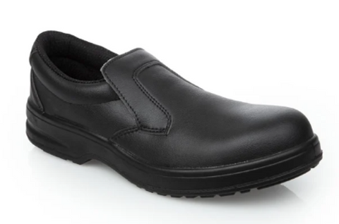 Lites Unisex Slip On Safety Shoes Black