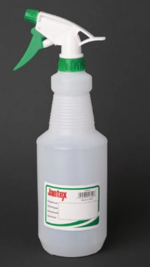Jantex Colour-Coded Trigger Spray Bottle Green 750ml